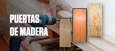 Puertas de madera económicas y resistentes, modelos corredizos y tradicionales